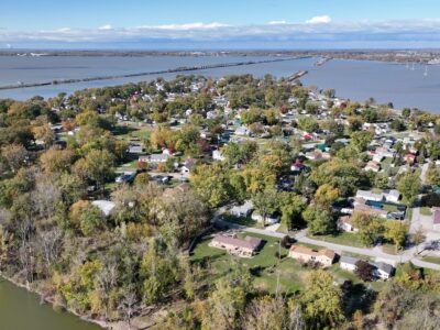 Sandusky Ohio Bay View aerial