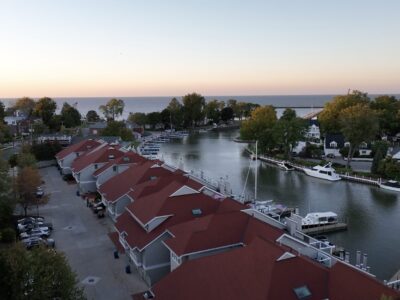 Vermilion Ohio neighborhood aerial